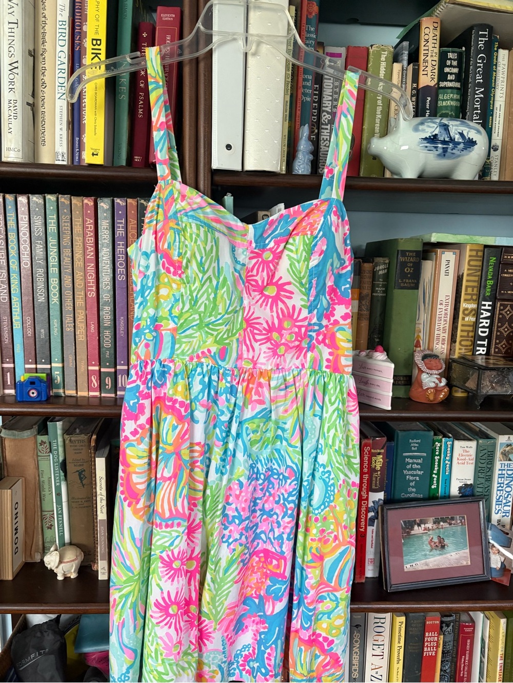 Vibrant lily Pulitzer Print Sundress — Pink, Blue & Green size 4